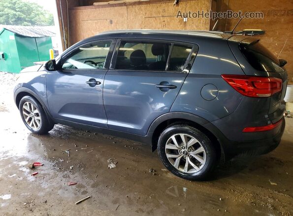 KNDPBCAC5G7874543 2016 KIA SPORTAGE Blue Rear left
