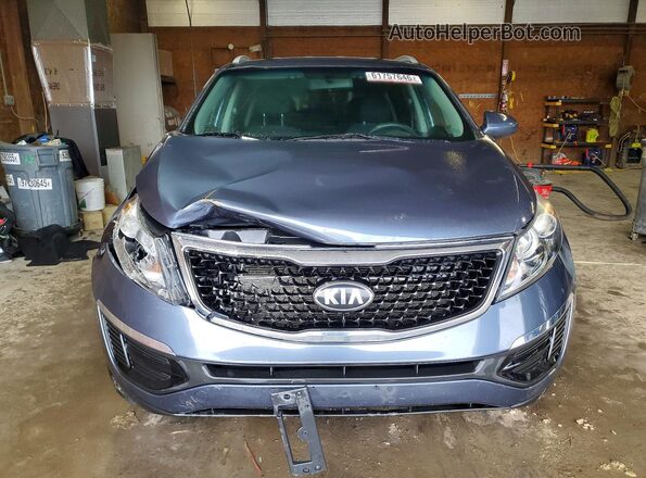 KNDPBCAC5G7874543 2016 KIA SPORTAGE Blue Front view