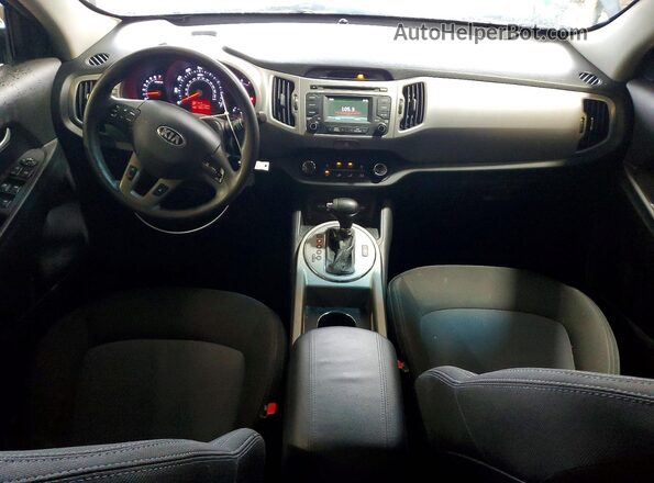 KNDPBCAC5G7874543 2016 KIA SPORTAGE Blue Dashboard view