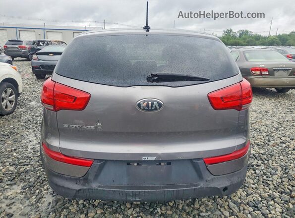 KNDPBCAC8G7813302 2016 KIA SPORTAGE Gray Вид ззаду
