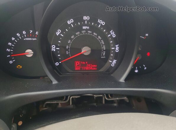 KNDPBCAC8G7813302 2016 KIA SPORTAGE Gray Вид щитка приладів