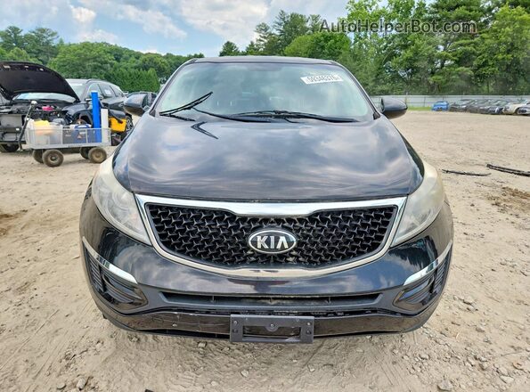 KNDPBCAC9G7852724 2016 KIA SPORTAGE Black Вид спереду