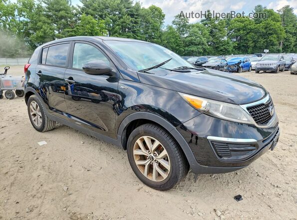 KNDPBCAC9G7852724 2016 KIA SPORTAGE Black Передня права чверть