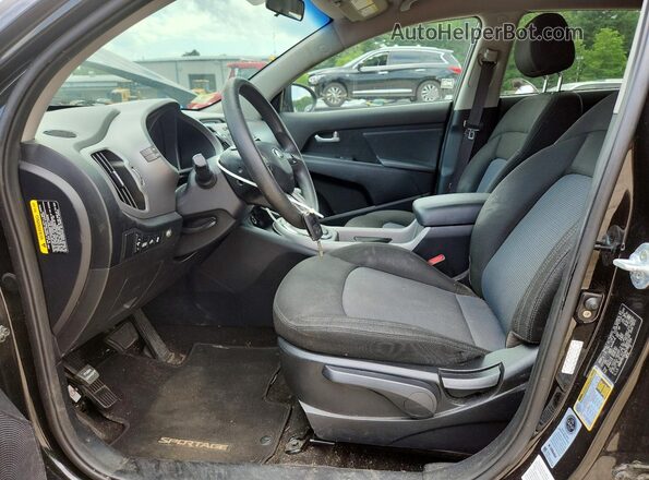 KNDPBCAC9G7852724 2016 KIA SPORTAGE Black Вид салону спереду