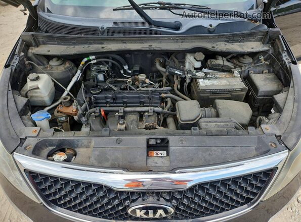 KNDPBCAC9G7852724 2016 KIA SPORTAGE Black Вид підкапотного простору