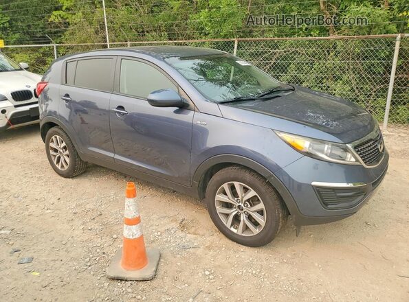 KNDPBCACXG7821255 2016 KIA SPORTAGE Blue Front right