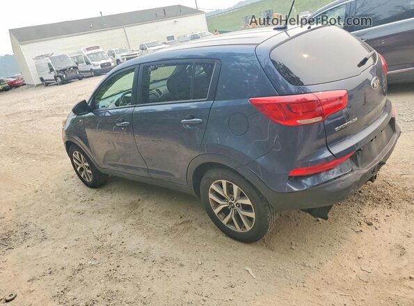 KNDPBCACXG7821255 2016 KIA SPORTAGE Blue Rear left