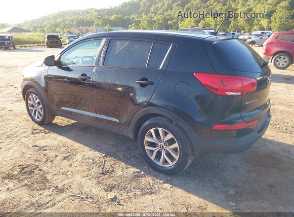 KNDPBCACXG7855857 2016 KIA SPORTAGE Black Հետևի ձախ