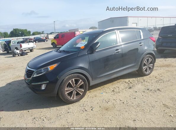 KNDPC3A68G7816658 2016 KIA SPORTAGE Black Передня ліва чверть