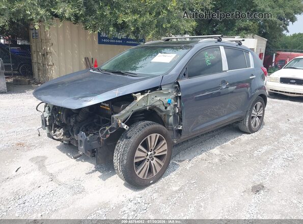 KNDPC3AC0G7813405 2016 KIA SPORTAGE Blue Առջևի ձախ երեք քառորդ տեսարան