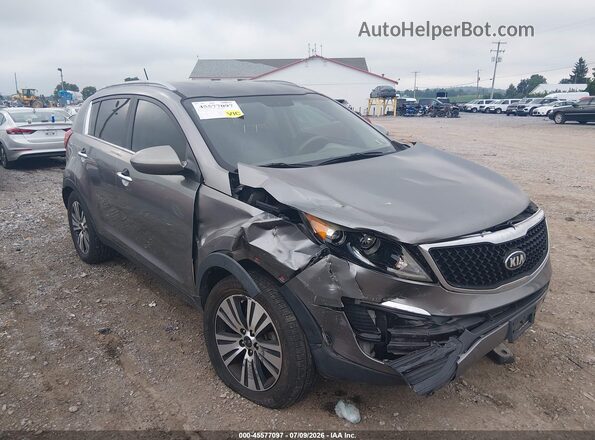 KNDPC3AC9G7850260 2016 KIA SPORTAGE Gray Front view