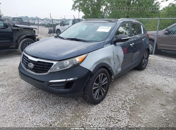 KNDPCCA63G7806104 2016 KIA SPORTAGE Blue Front left