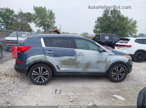 KNDPCCA63G7806104 2016 KIA SPORTAGE Blue Rear interior view