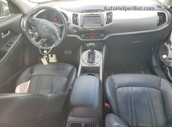KNDPCCA67G7872056 2016 KIA SPORTAGE Gray Vista del salpicadero