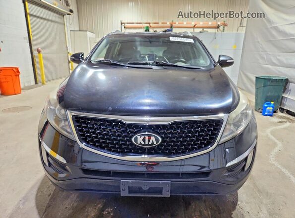 KNDPCCAC9G7807912 2016 KIA SPORTAGE Black Вид спереду