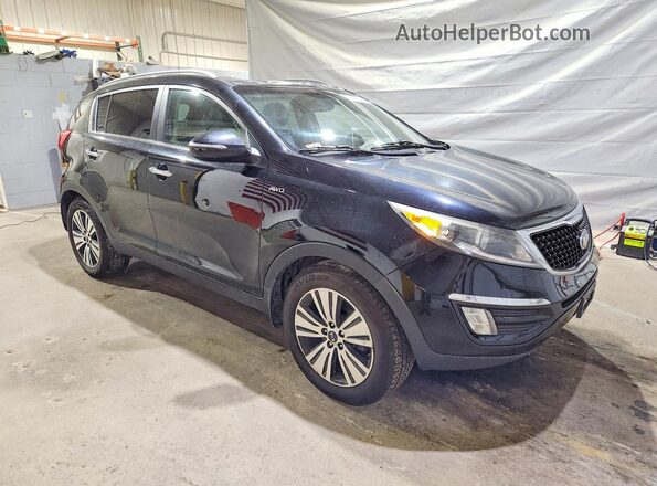 KNDPCCAC9G7807912 2016 KIA SPORTAGE Black Передня права чверть