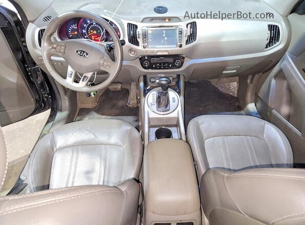 KNDPCCAC9G7807912 2016 KIA SPORTAGE Black Вид панелі приладів