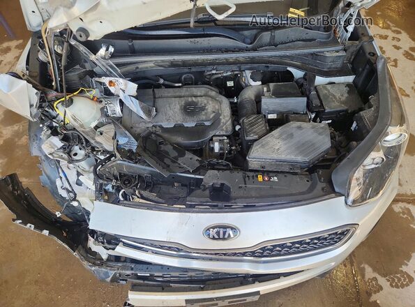 KNDPM3AC0H7036626 2017 KIA SPORTAGE Silver ძრავის განყოფილების ხედი