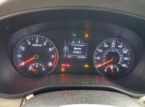 KNDPM3AC0H7083168 2017 KIA SPORTAGE Gray Instrument cluster view