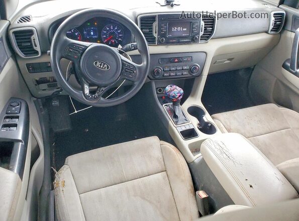 KNDPM3AC0H7083168 2017 KIA SPORTAGE Gray Dashboard view