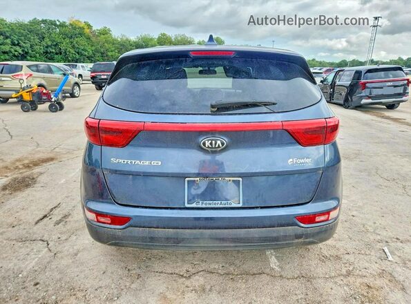 KNDPM3AC0H7118615 2017 KIA SPORTAGE Blue Հետևի տեսք
