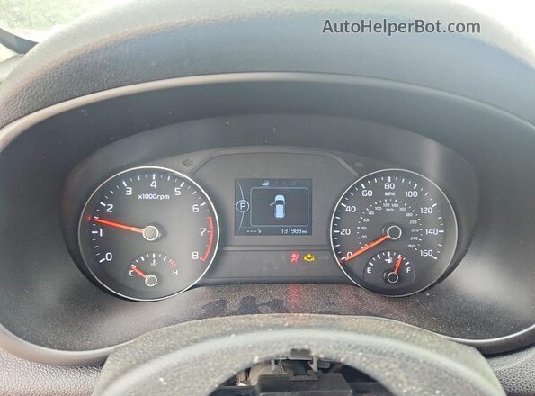 KNDPM3AC0H7118615 2017 KIA SPORTAGE Blue Սարքավորումների վահանակի տեսք