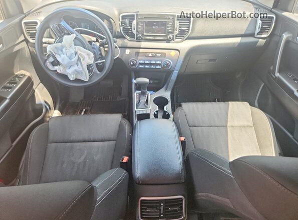 KNDPM3AC0H7118615 2017 KIA SPORTAGE Blue Առջևի վահանակի տեսք
