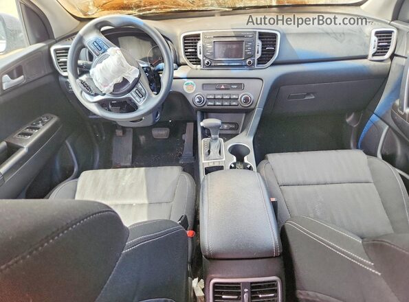 KNDPM3AC0H7185392 2017 KIA SPORTAGE Gray წინა პანელის ხედი