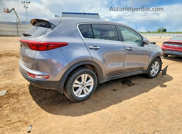 KNDPM3AC0H7185392 2017 KIA SPORTAGE Gray უკანა მარჯვენა