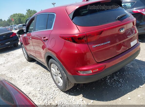 KNDPM3AC0H7191385 2017 KIA SPORTAGE Red უკანა მარცხენა
