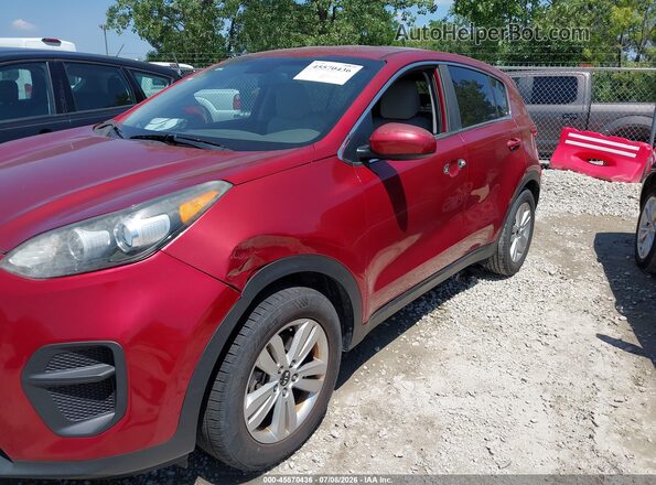 KNDPM3AC0H7191385 2017 KIA SPORTAGE Red წინა ხედი