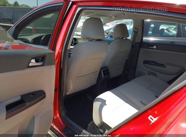 KNDPM3AC0H7191385 2017 KIA SPORTAGE Red VIN კოდის სტიკერის ხედი