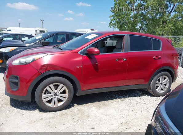 KNDPM3AC0H7191385 2017 KIA SPORTAGE Red სალონის 360-გრადუსიანი ხედი