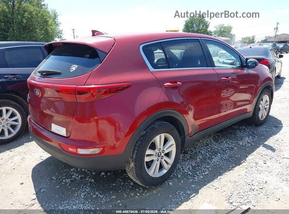 KNDPM3AC0H7191385 2017 KIA SPORTAGE Red უკანა მარჯვენა