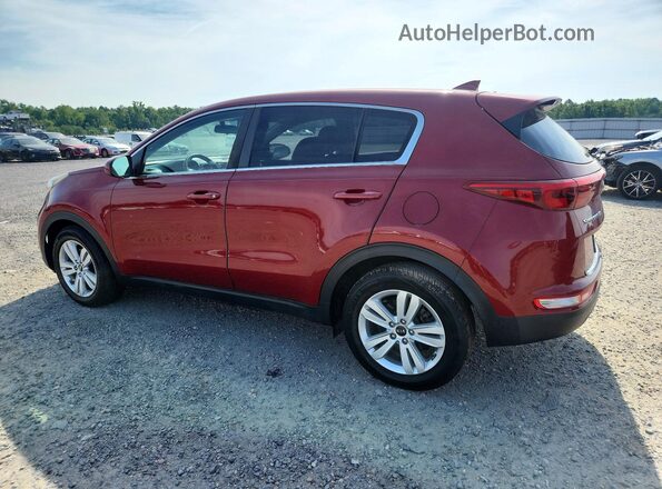KNDPM3AC0H7298467 2017 KIA SPORTAGE Red Rear left