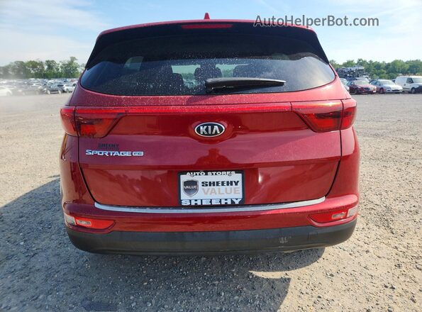 KNDPM3AC0H7298467 2017 KIA SPORTAGE Red Rear view