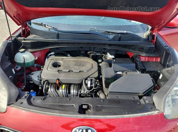 KNDPM3AC0H7298467 2017 KIA SPORTAGE Red Engine compartment view