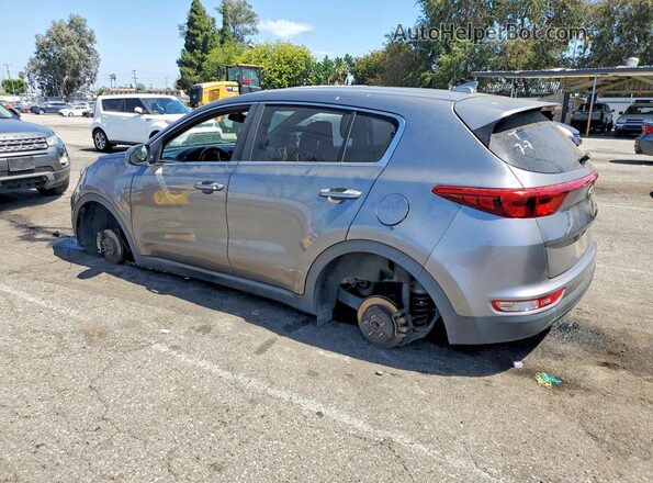 KNDPM3AC0J7338276 2018 KIA SPORTAGE Gray Հետևի ձախ