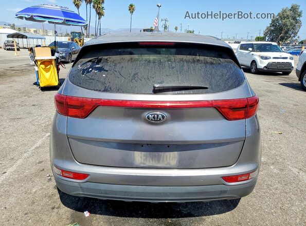 KNDPM3AC0J7338276 2018 KIA SPORTAGE Gray Հետևի տեսք