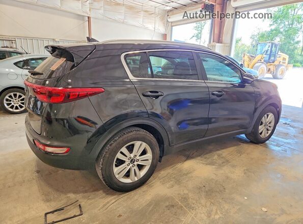 KNDPM3AC0J7425241 2018 KIA SPORTAGE Черный Задняя правая четверть