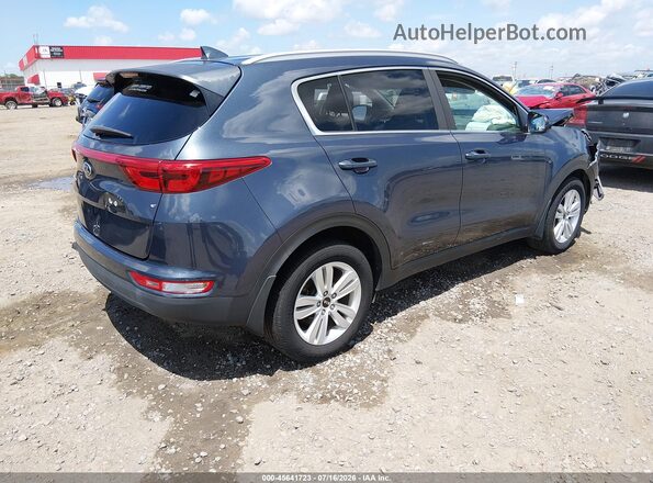KNDPM3AC0J7490560 2018 KIA SPORTAGE Blue უკანა მარჯვენა
