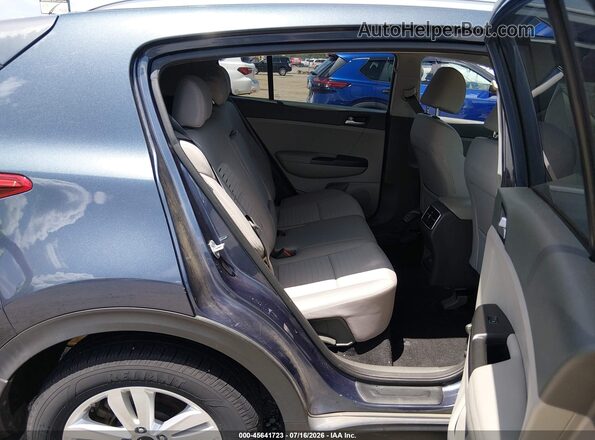 KNDPM3AC0J7490560 2018 KIA SPORTAGE Blue VIN კოდის სტიკერის ხედი