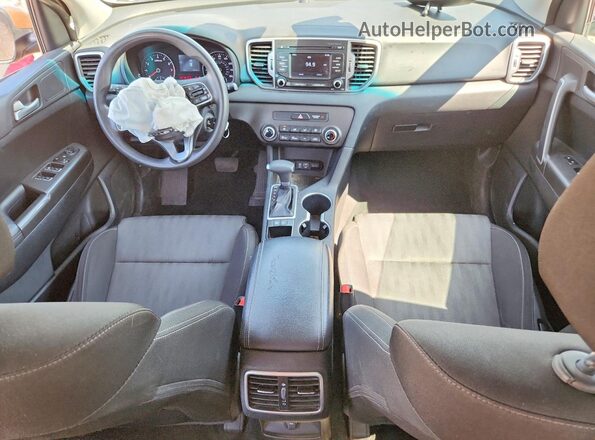 KNDPM3AC0K7514342 2019 KIA SPORTAGE Brown Առջևի վահանակի տեսք