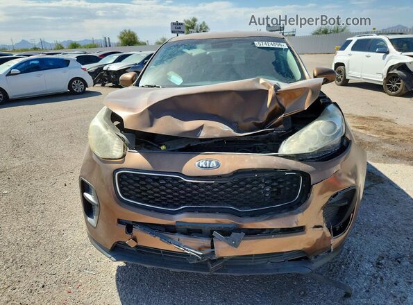 KNDPM3AC0K7514342 2019 KIA SPORTAGE Brown Դիմացի տեսք