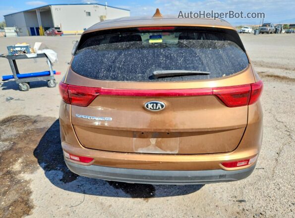 KNDPM3AC0K7514342 2019 KIA SPORTAGE Brown Հետևի տեսք
