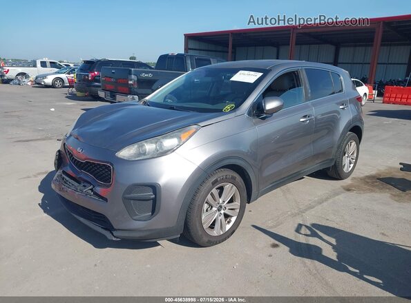 KNDPM3AC0K7518522 2019 KIA SPORTAGE Gray წინა მარცხენა ხედი სამი მეოთხედიდან