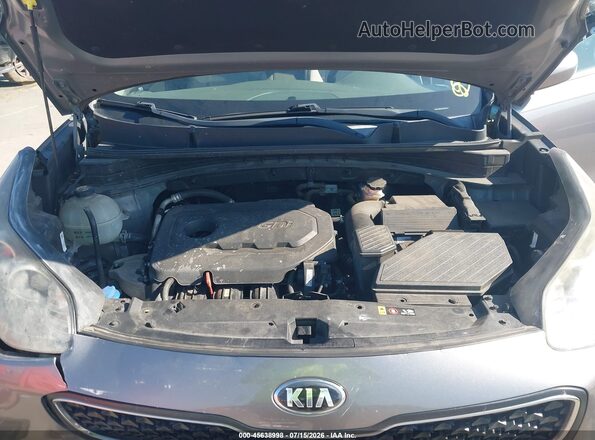 KNDPM3AC0K7518522 2019 KIA SPORTAGE Gray VIN კოდის სტიკერის ხედი