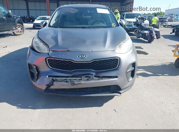KNDPM3AC0K7518522 2019 KIA SPORTAGE Gray წინა სალონის ხედი