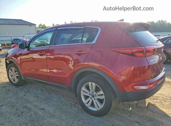 KNDPM3AC0K7598663 2019 KIA SPORTAGE Red Rear left