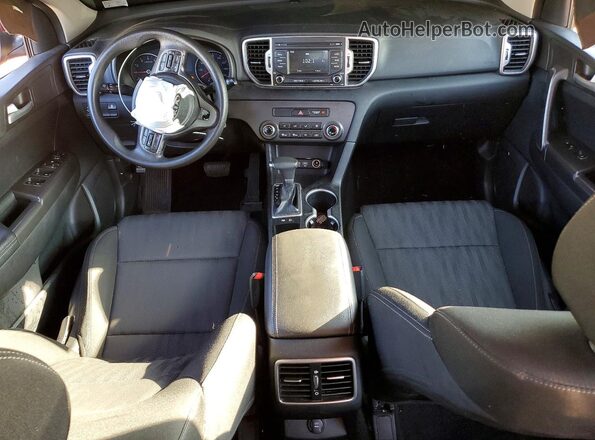 KNDPM3AC0K7598663 2019 KIA SPORTAGE Red Dashboard view